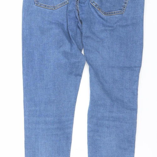 Denim Co. Women's Blue Mid Rise Skinny Jeans Size 12