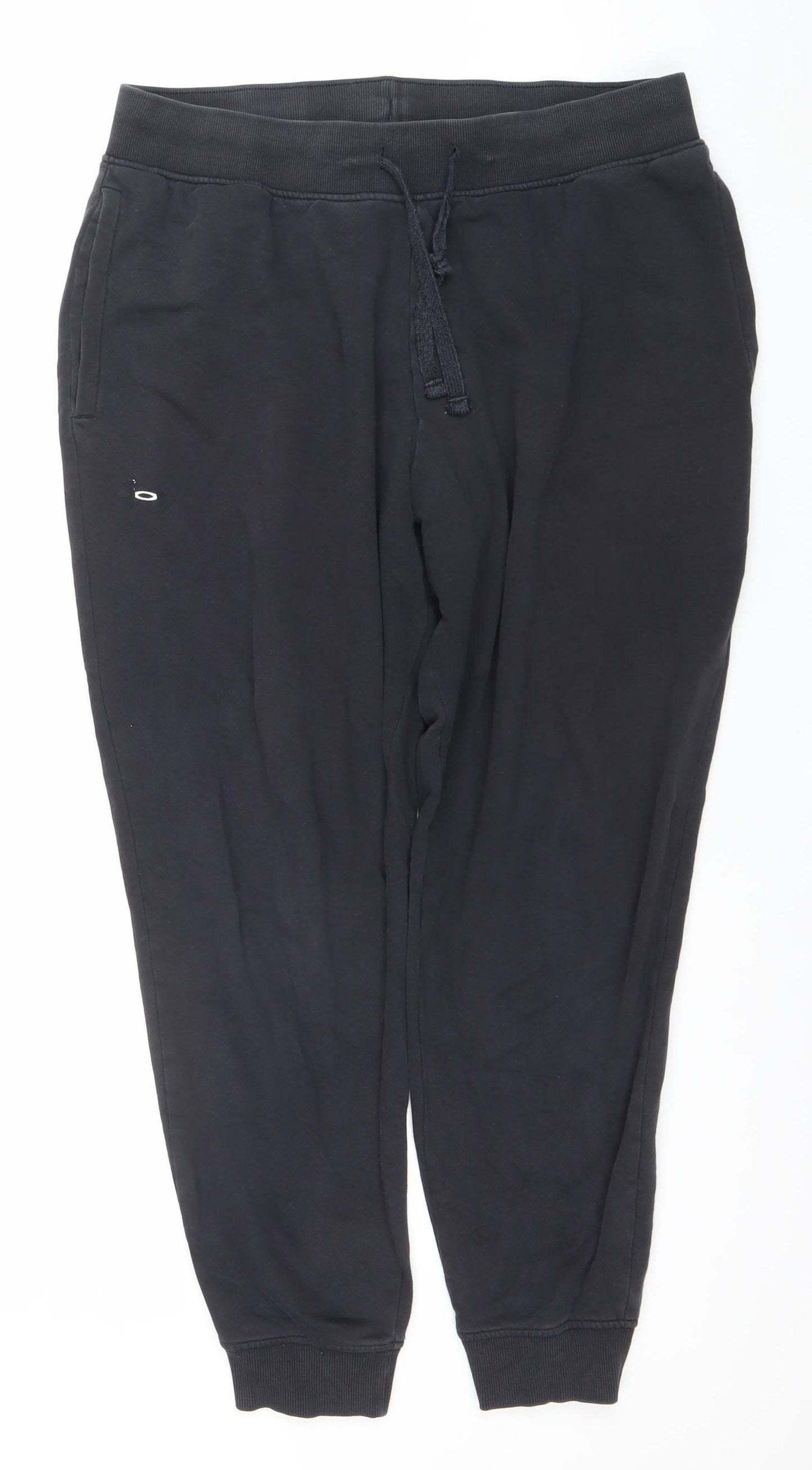 Armani Men’s Black Jogger Sweatpants M Regular Fit Cotton Blend