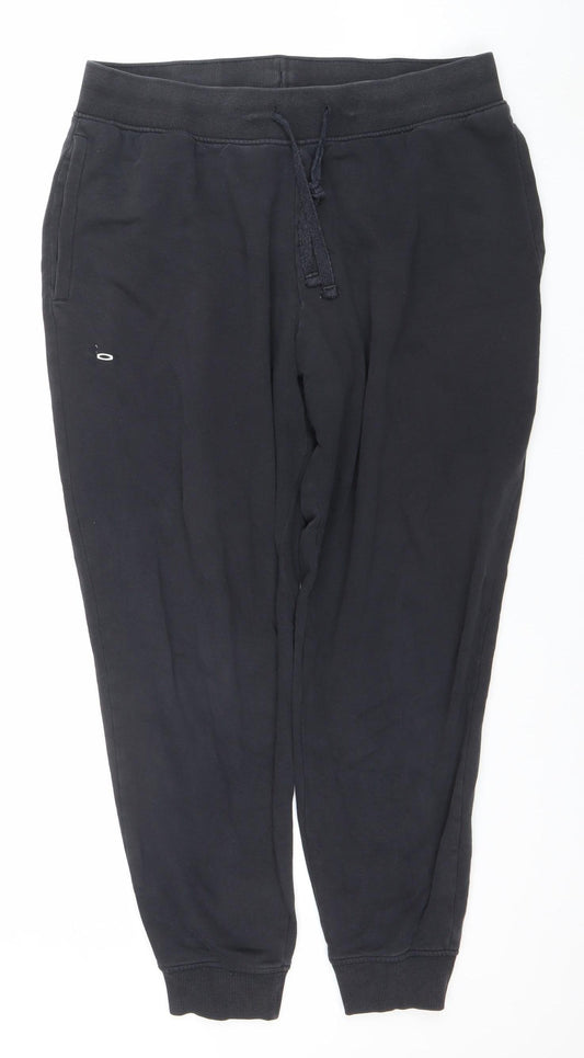 Armani Men’s Black Jogger Sweatpants M Regular Fit Cotton Blend