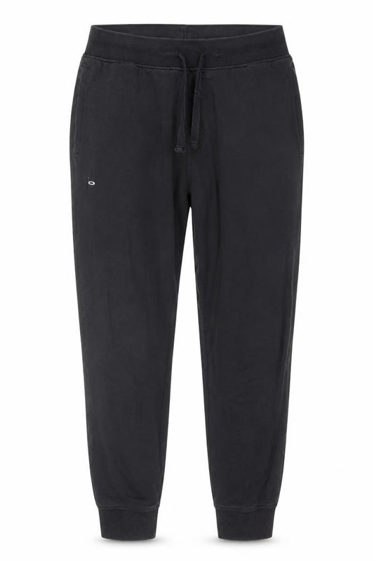 Front view of Armani Men’s Black Jogger Sweatpants M Regular Fit Cotton Blend