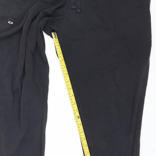 Armani Men’s Black Jogger Sweatpants M Regular Fit Cotton Blend