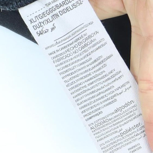 Armani Men’s Black Jogger Sweatpants M Regular Fit Cotton Blend