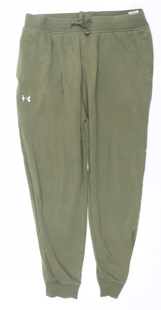 Under Armour Men's Green XL Jogger Sweatpants with Drawstring Waist