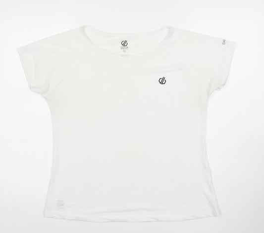 Dare 2B Womens White UK 14 Lightweight Quick Dry T-Shirt