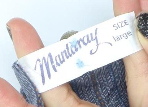 Mantaray Men's Blue Striped Cotton Long Sleeve Dress Shirt Size L