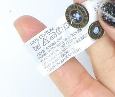 Mantaray Men's Blue Striped Cotton Long Sleeve Dress Shirt Size L