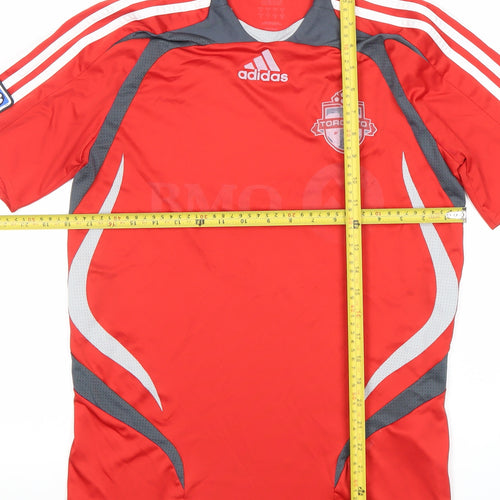Adidas Men’s Red Toronto FC Football Shirt M Short Sleeve Athletic Top