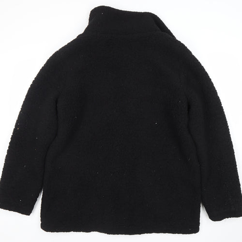 Brave Soul Women’s Black Fleece Lined Mid-Length Coat Size 14