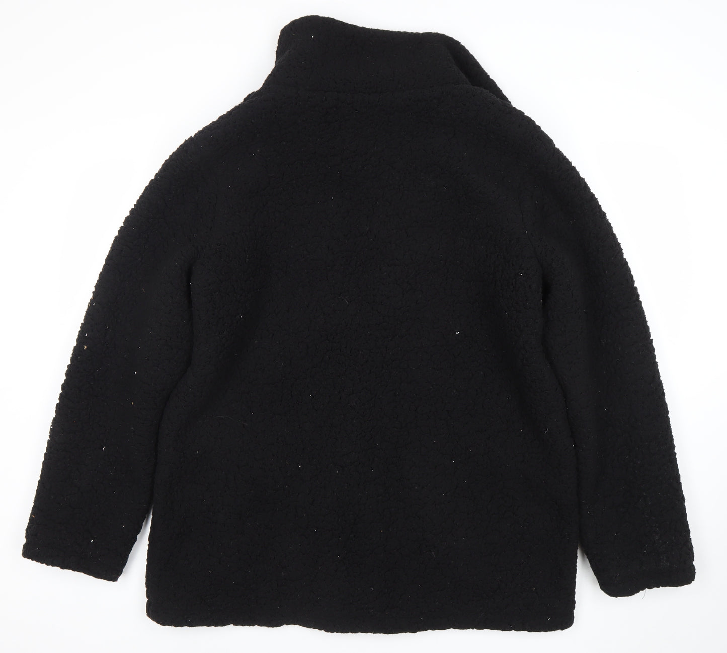 Brave Soul Women’s Black Fleece Lined Mid-Length Coat Size 14