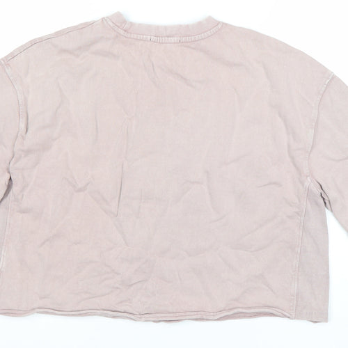 Dunnes Women’s Pink Cotton Relaxed Fit Short Sleeve T-Shirt M