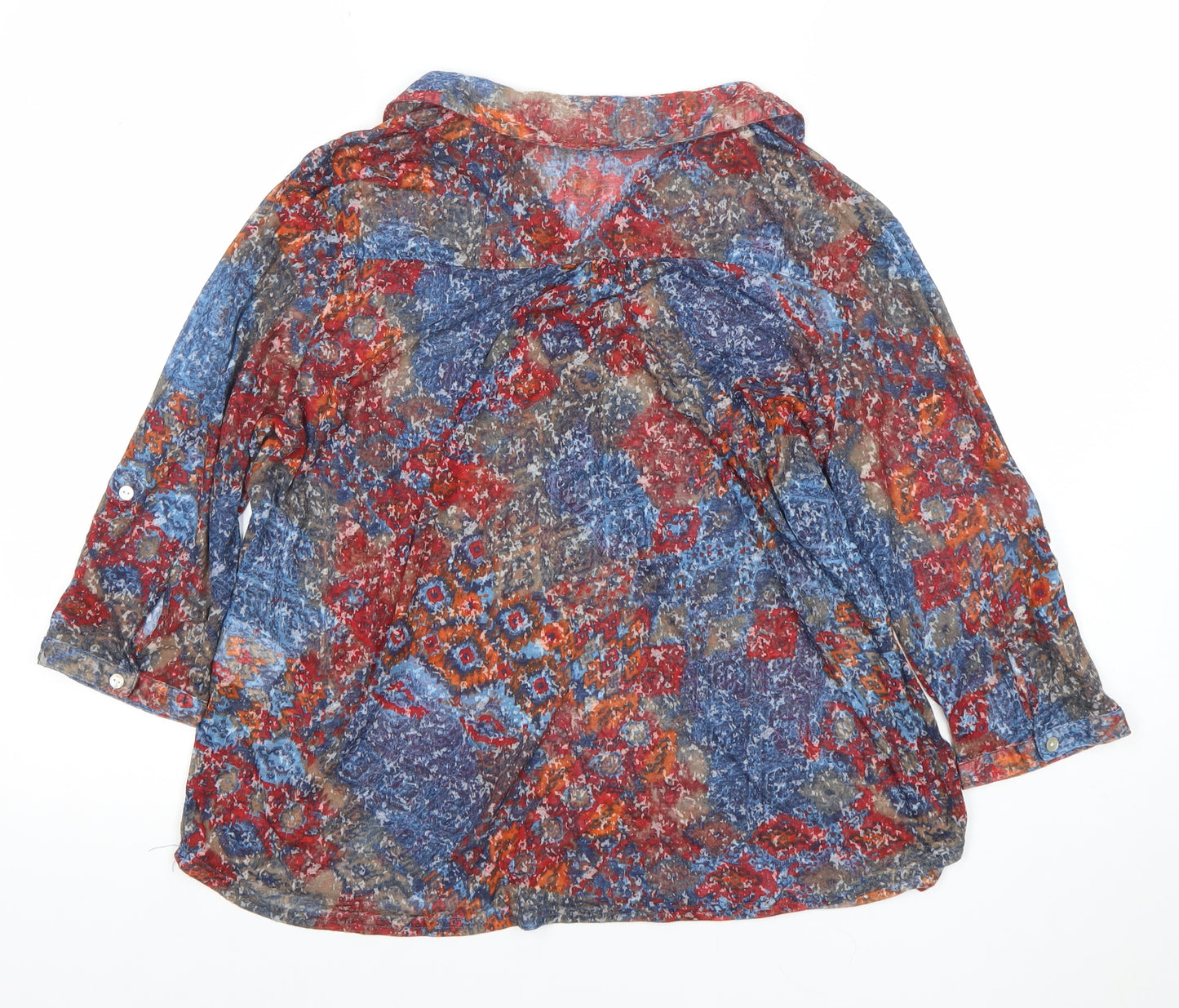 Isle Essentials Women's Multicoloured Size 16 Tunic Blouse