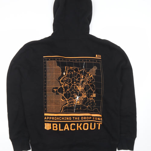 Call of Duty Men's Black Pullover Hoodie L Blackout Battle Royale Fleece