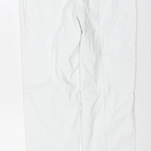 Gallery Womens White Straight Stretch Jeans Size Small