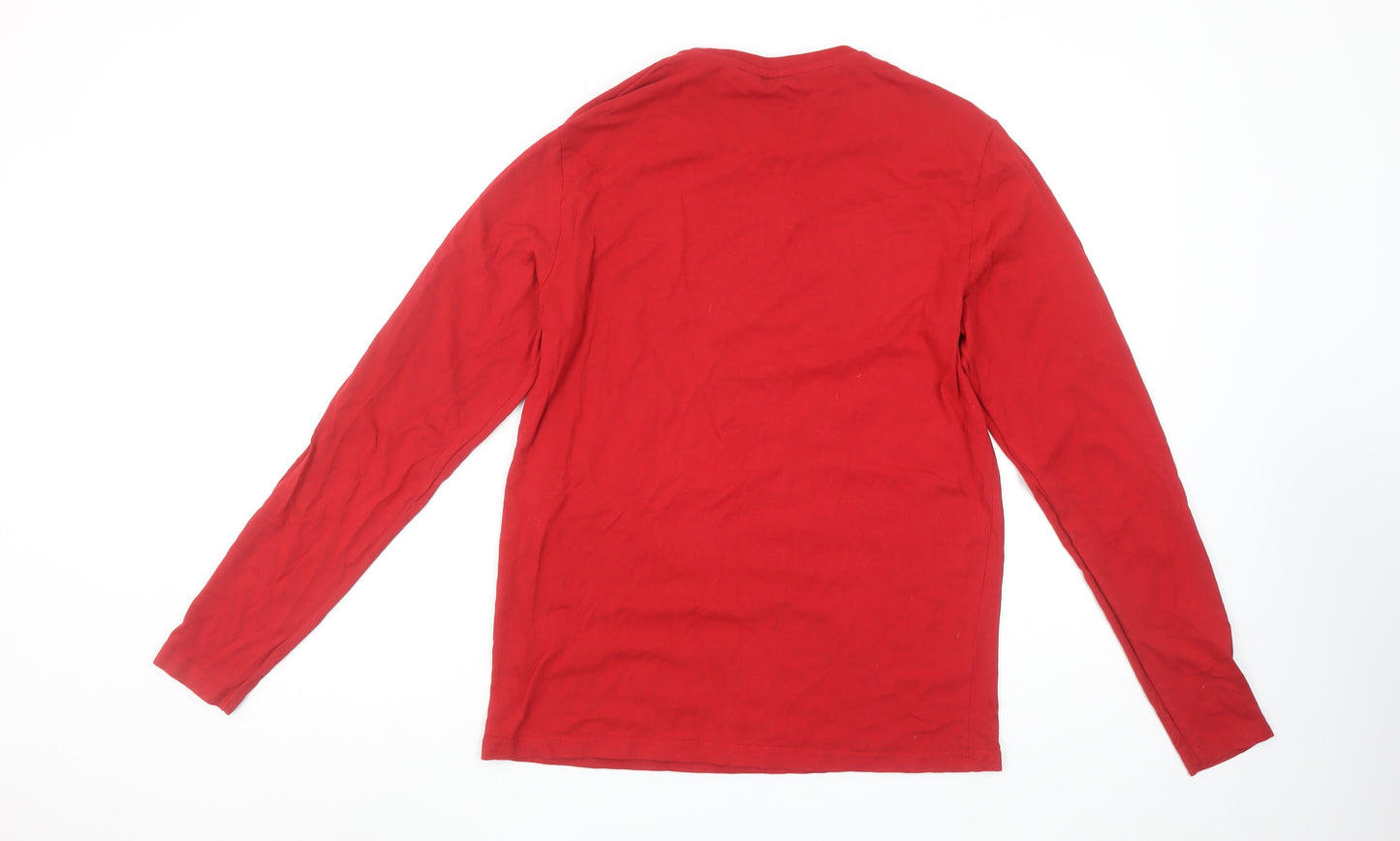 Liverpool FC Red Long Sleeve Cotton Men's Pyjama Top Size S