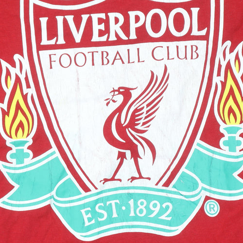 Liverpool FC Red Long Sleeve Cotton Men's Pyjama Top Size S