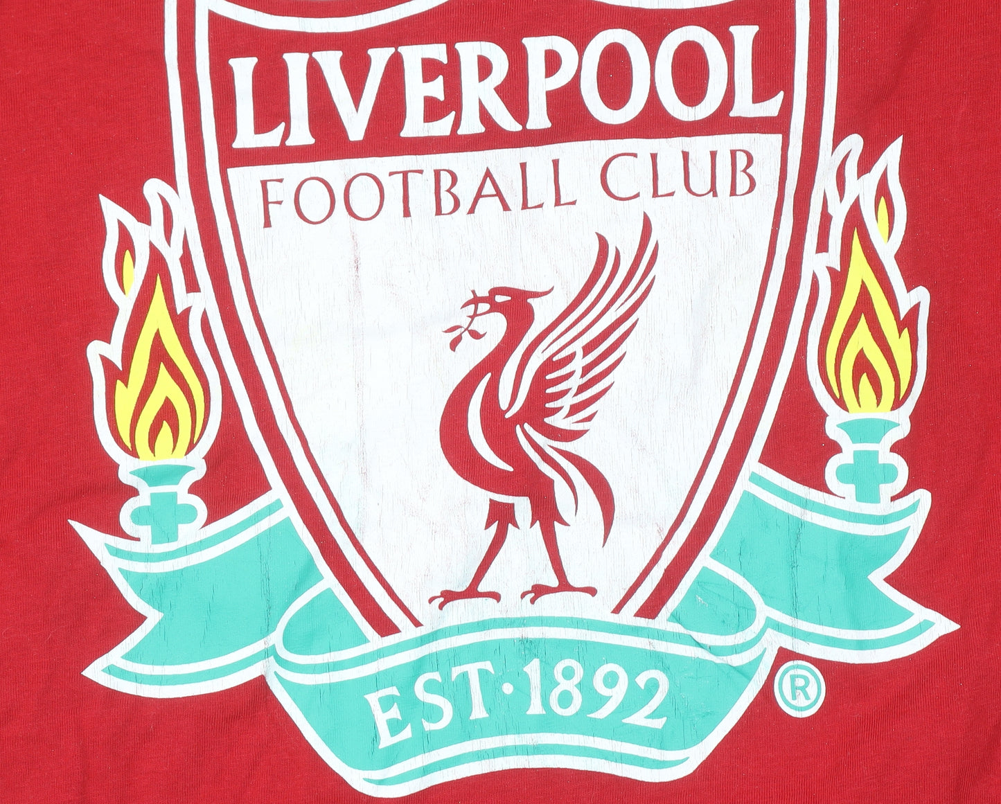 Liverpool FC Red Long Sleeve Cotton Men's Pyjama Top Size S