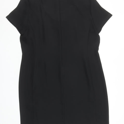 Opera Richards Women's Black Size 18 Sheath Knee Length Dress