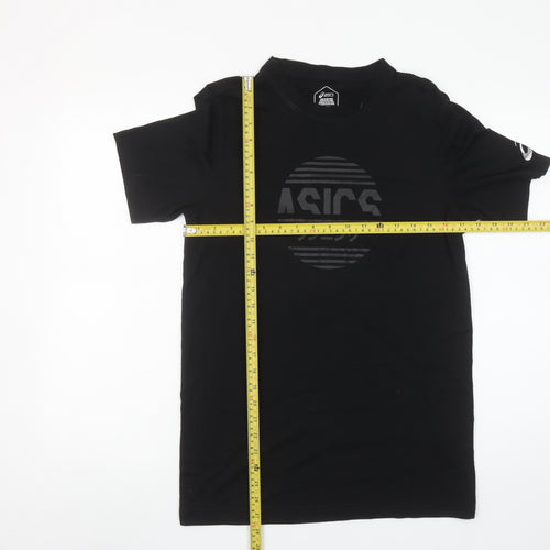 ASICS Men's Black Medium Running Graphic T-Shirt
