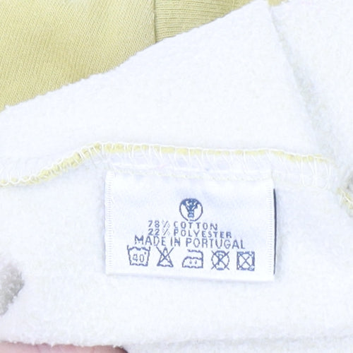 Fat Face Women’s Yellow 1/4 Zip Pullover Sweatshirt Size 10