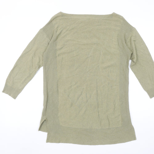 Monsoon Women’s Beige Linen Blend Tunic Jumper Size S