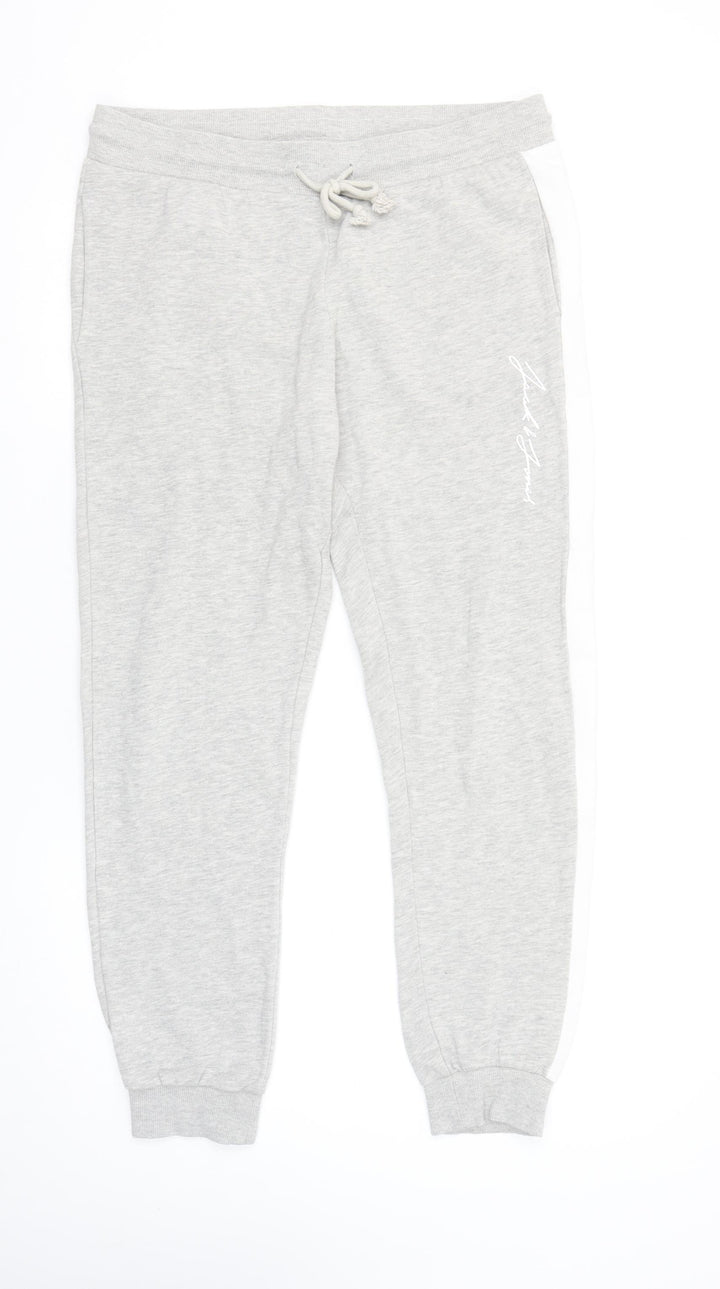 Jack & Jones Mens Grey Jogger Trousers Medium Regular Fit