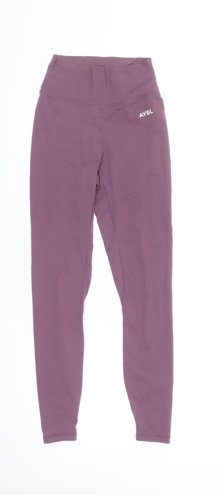 AYBL Womens Purple XS High Waist Seamless Leggings Gym & Training