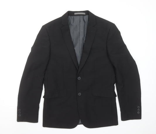 Marks and Spencer Men's Black 36S Regular Fit Blazer Jacket