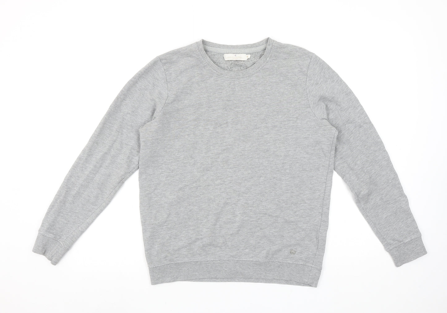 Our Essential Woman Grey Crew Neck Long Sleeve Sweatshirt M