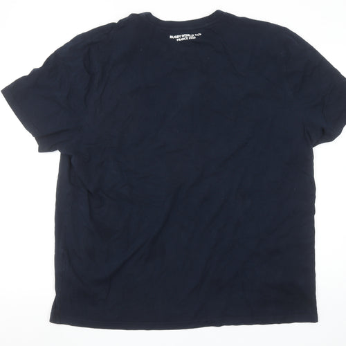 Rugby World Cup 2023 Scotland Navy Cotton Men's 2XL T-Shirt