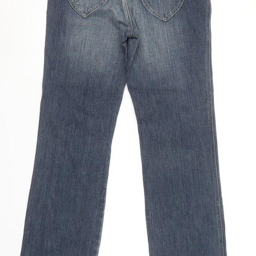 JEP'S Women's Blue Straight Leg 100% Cotton Jeans Size 12