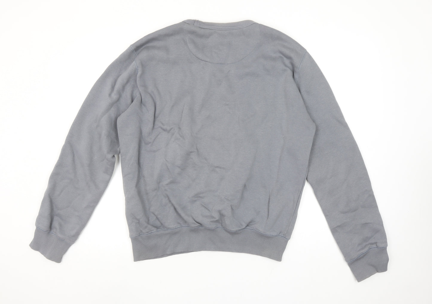 French Connection Men's Grey Crew Neck Sweatshirt Medium