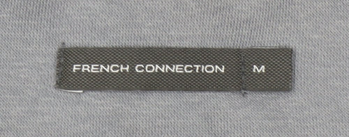French Connection Men's Grey Crew Neck Sweatshirt Medium