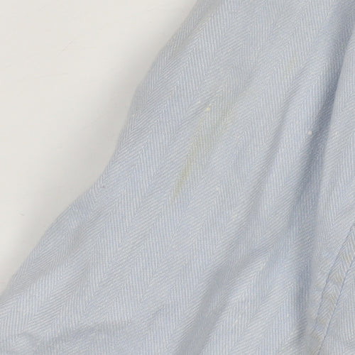 Joules Women’s Blue Linen Cotton Blazer UK 8 Classic Style