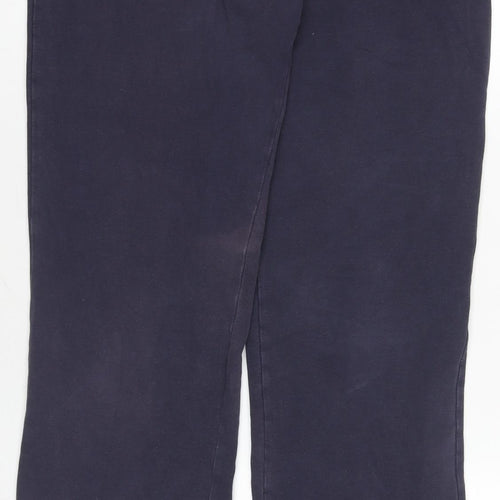 Fat Face Womens Blue Cotton Jogger Trousers Size 8