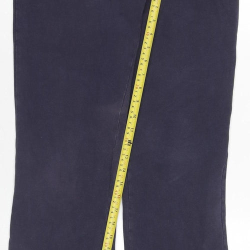 Fat Face Womens Blue Cotton Jogger Trousers Size 8
