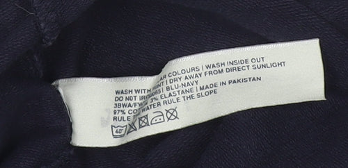 Fat Face Womens Blue Cotton Jogger Trousers Size 8