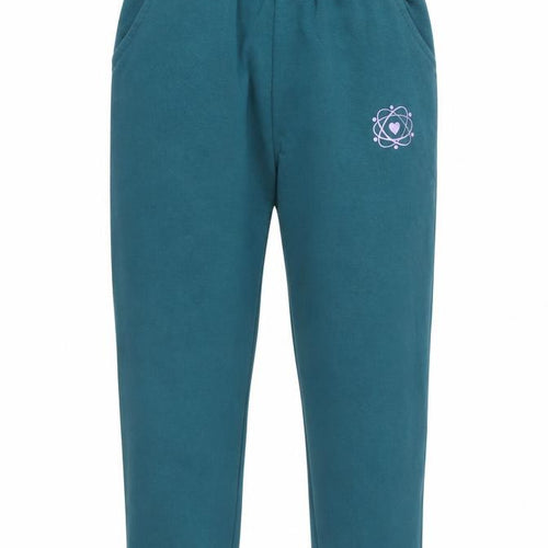 I Love Girlswear Green Fleece Jogger Sweatpants Girls 10 Years Elastic Waist