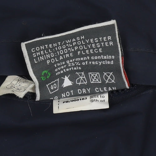 Result Men's Blue Waterproof Hooded Rain Coat Jacket Size S