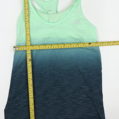 Kalenji Women's Green Ombre Racerback Running Tank Top XS