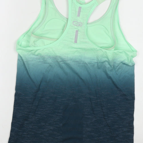 Kalenji Women's Green Ombre Racerback Running Tank Top XS