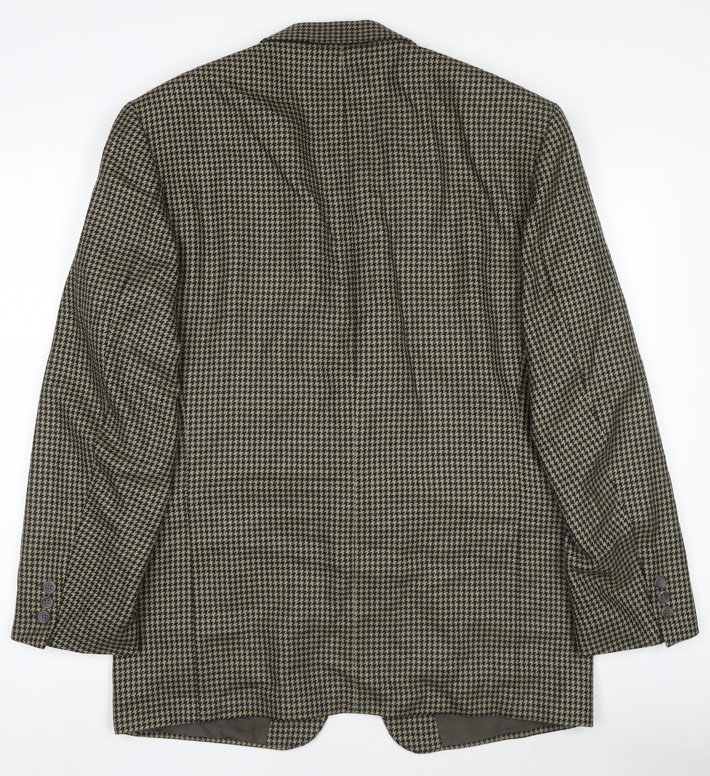 Bruno Kirches by Roy Robson Men's Brown Wool Check Blazer Jacket 2 Button Classic Fit