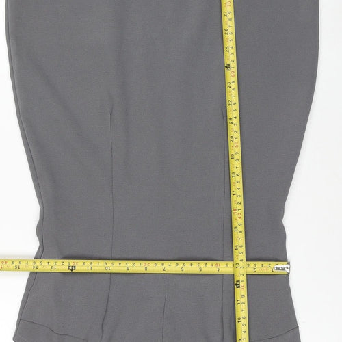The Vestry Women’s Grey Sleeveless Sheath Work Dress Size 10