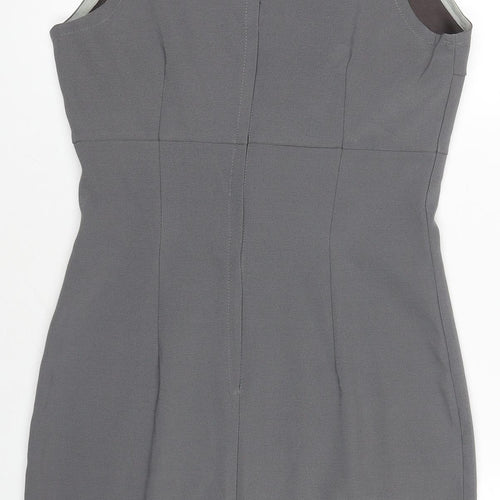 The Vestry Women’s Grey Sleeveless Sheath Work Dress Size 10