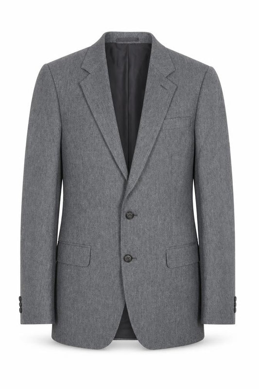 High & Mighty Men's Grey Regular Fit Blazer Jacket Size 34 Big & Tall