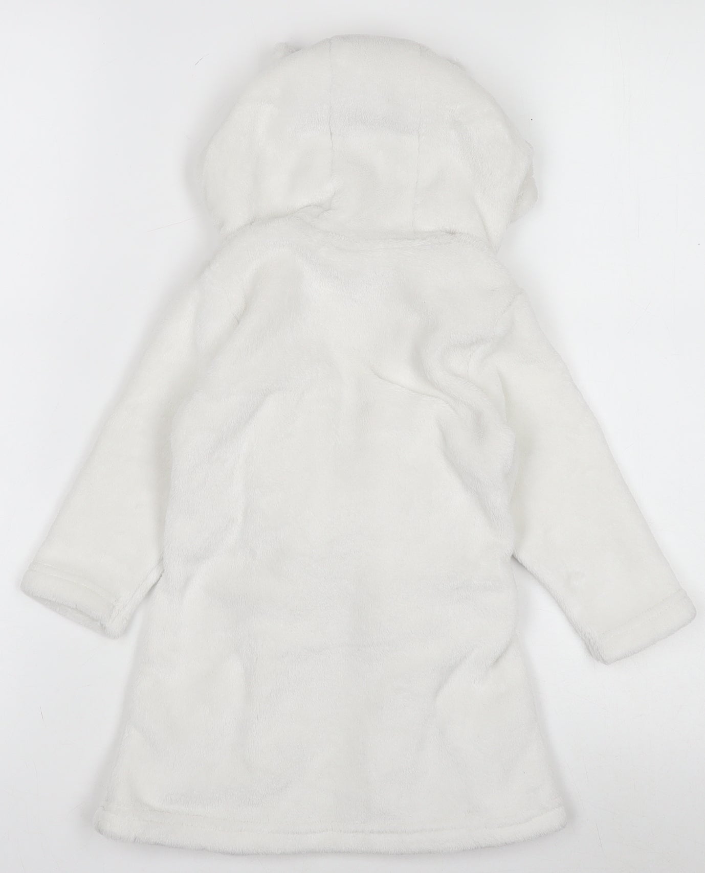 Tu Disney Classic Pooh White Fleece Hooded Baby Robe 9-12 Months