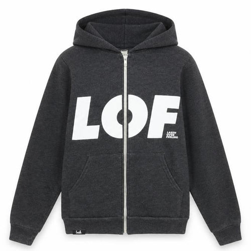American Apparel Women Dark Grey Full Zip Hoodie XS Cotton Blend