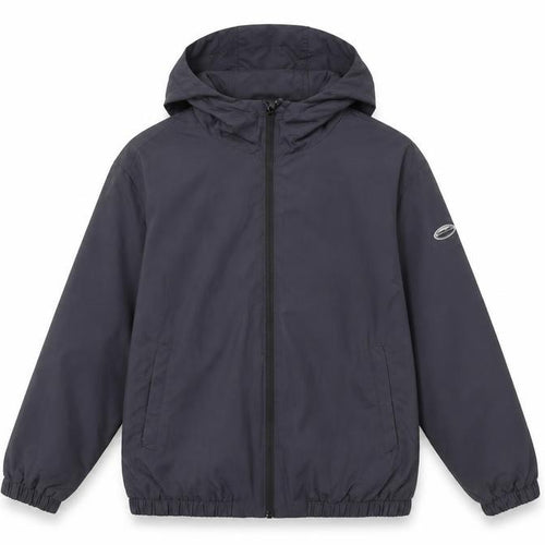 Zara Boys Grey Hooded Windbreaker Jacket 11-12 Years Full Zip Lightweight