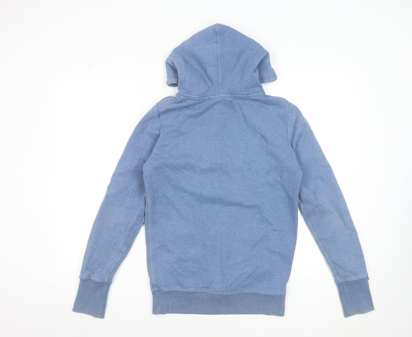 Superdry Men's Blue Pullover Hoodie Size S Vintage Logo Sweatshirt