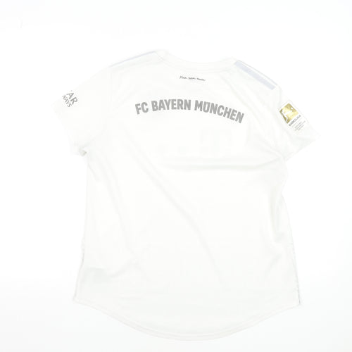 Adidas Men's White FC Bayern Munich Football Jersey T-Shirt Size L