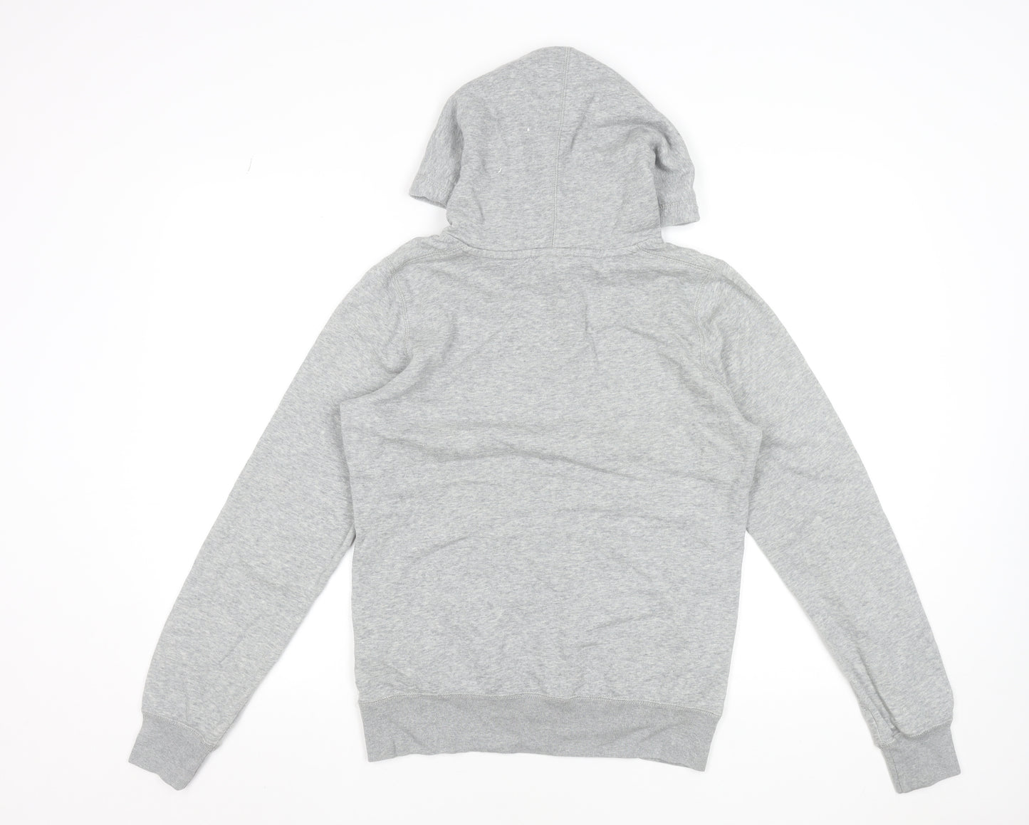 Nike Women’s Grey Pullover Hoodie Small Cotton Blend Logo Sweatshirt
